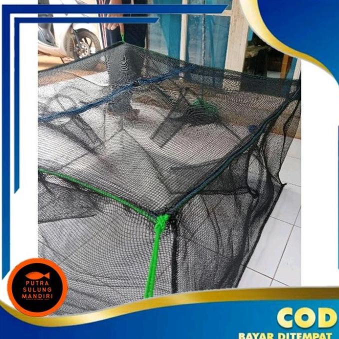 Perangkap Bubu Keramba Ikan 4 Lubang Pintu Masuk dengan Umpan (TERBAIK) (TERBARU) (TERMURAH)