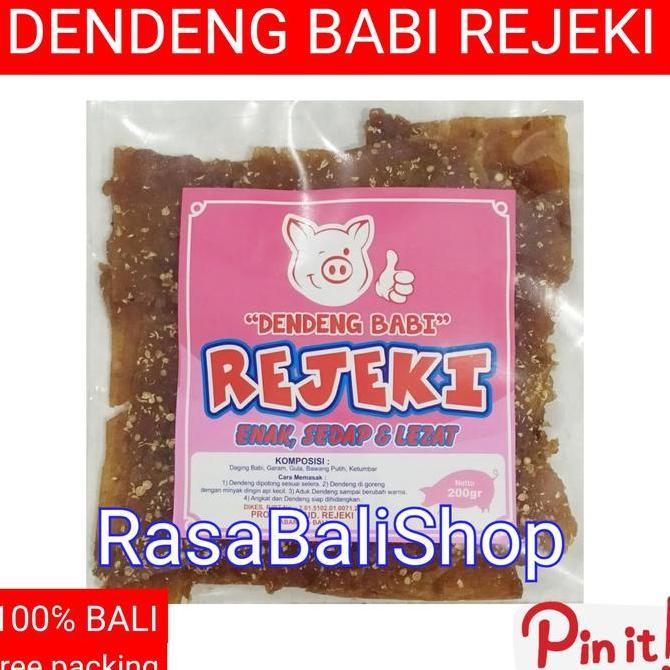DENDENG BABI REJEKI, DENDENG REJEKI, DENDENG MANIS, DENDENG BABI