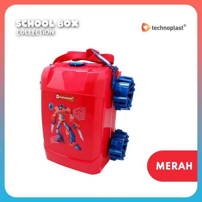 TECHNOPLAST SB011 ROBOT HERO SCHOOL BOX/LUNCH BOX SET ROBOT