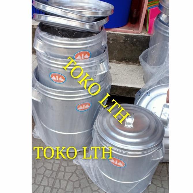 DANDANG LANGSENG PANCI KUKUS NASI STEAMER JUMBO 35 40 45 CM ALUMUNIUM