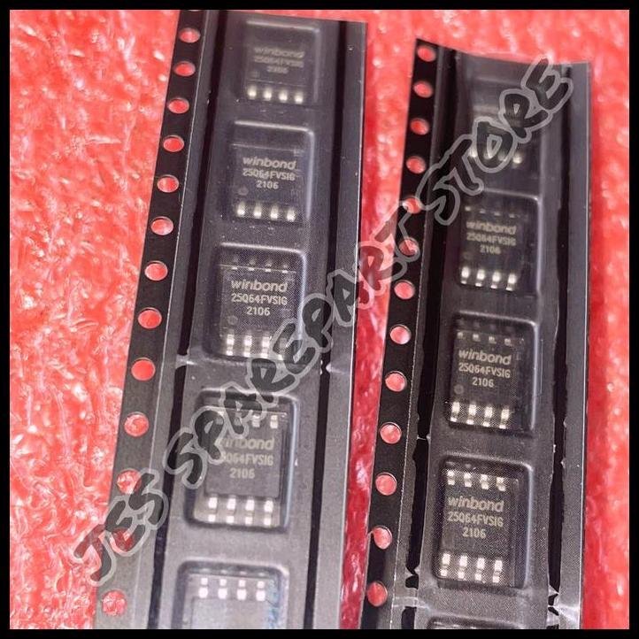TERLARIS IC WINBOND 25Q64 IC EPROM FLASH SPI 25Q64FVSSIG 8MB IC MEMORY 25Q64