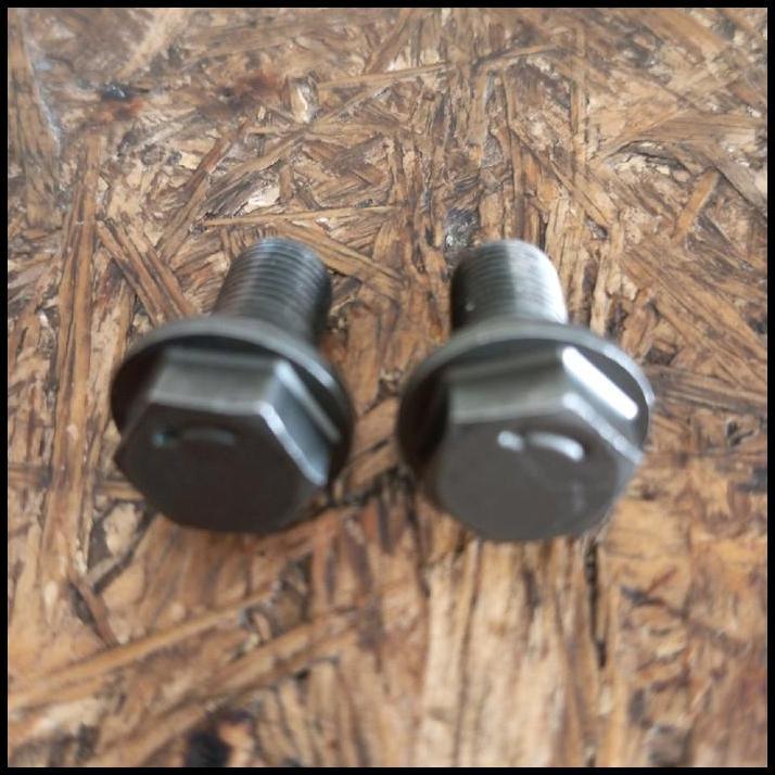 TERLARIS BAUT HEX FLANGE BOLT BAUT M10X19MM DRAT HALUS PUTARAN DRAT TERBALIK KUNCI 14 BAUT BAJA HITA