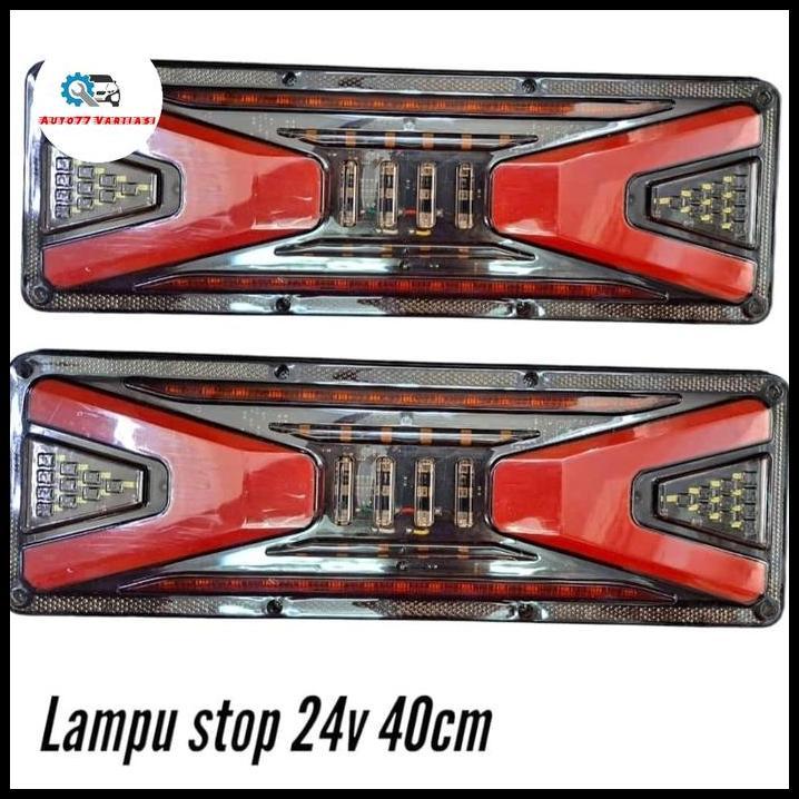 TERLARIS LAMPU REM STOPLAMP LED TRUCK TRUK CANTER 24VOLT 