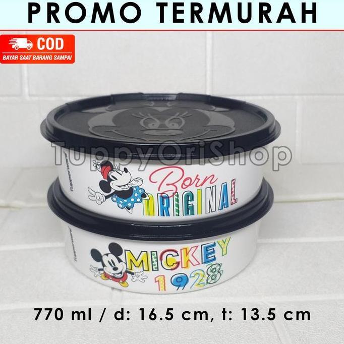 Mickey Minnie Bowl (1) Tupperware Tempat Bekal Makan