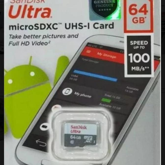 Sandisk Micro SD 64Gb microSD Card 64 Gb giga