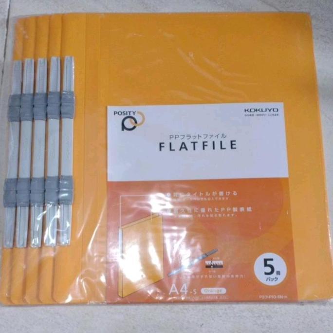 NEW Kokuyo Posity Flat File A4 - Isi 5 file