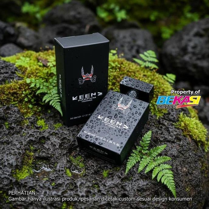 TERLARIS - 5x3x9.5 cm Cetak Custom Box Packaging Dus Parfum Botol Perfume 30 ML 30 CC