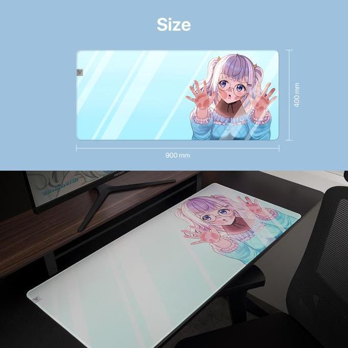 Fantech X MAHA5 Exclusive Limited Edition Mouse Gaming Wireless Mousepad Deskmat (TERBAIK) (TERBARU)