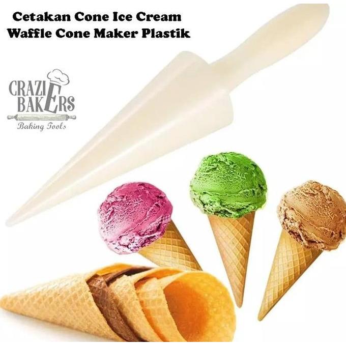 Cetakan Cone Ice Cream Waffle Cone Maker Plastik