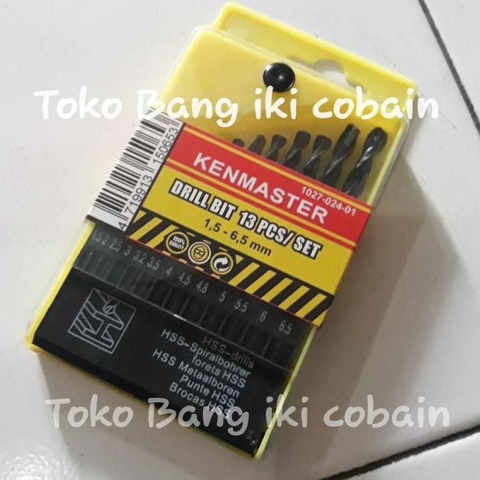 Mata Bor Besi 1set 13pcs Original Drill Bit