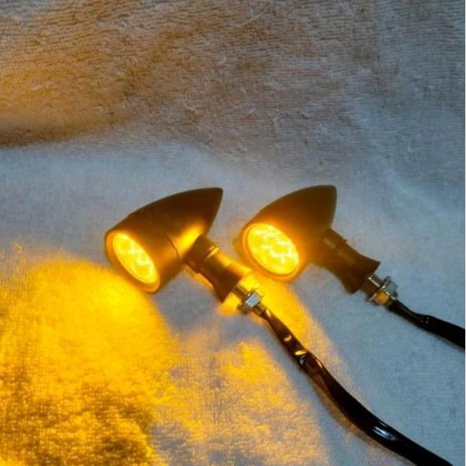 Promo lampu sein led bulat cb 100 verza rx king tiger vixion lampu sein led bulat tralis Motor Motor