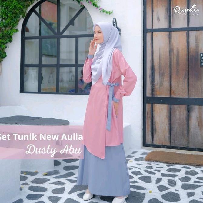 Setelan Tunik Wanita Muslim Set Tunik Aulia Terbaru Busui