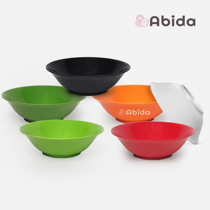 Abida 1 Lusin Mangkok Mie Melamin 7 inch - Mangkok Bakso Lusinan U907