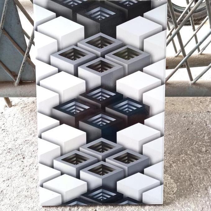 KERAMIK DINDING 25X40 MOTIF GAMING / MOTIF GAMERS PUTIH ABU