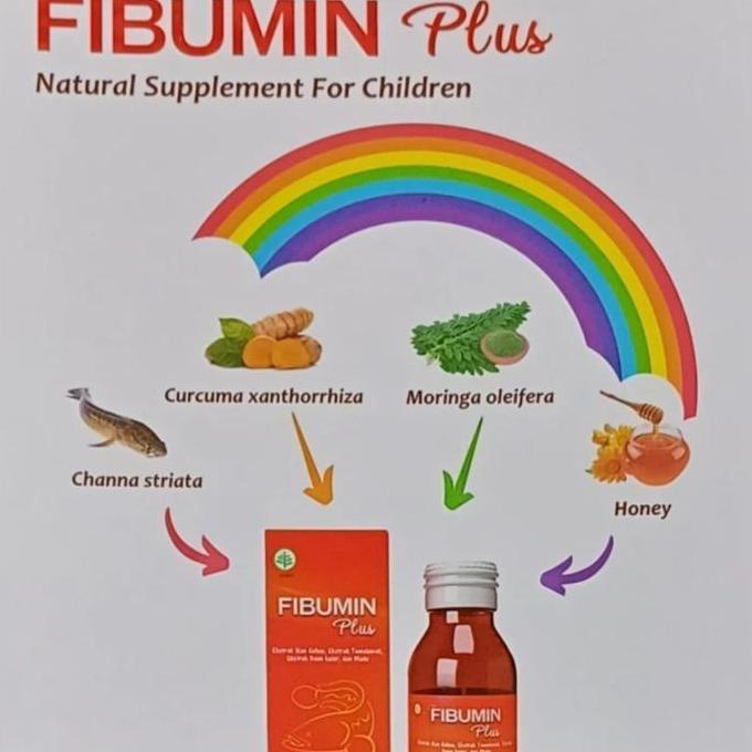 NEW Fibumin Plus Sirup ekstrak gabus