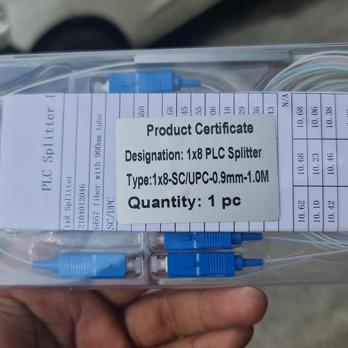 DN37 >> spliter 1:8 (fiber optic)
