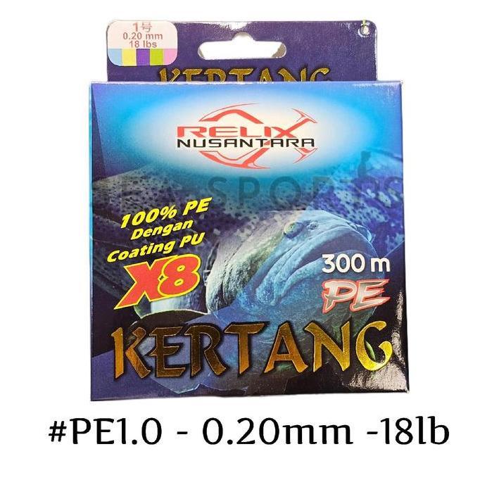 Senar PE Kertang X8 300 Meter PE Relix Nusantara