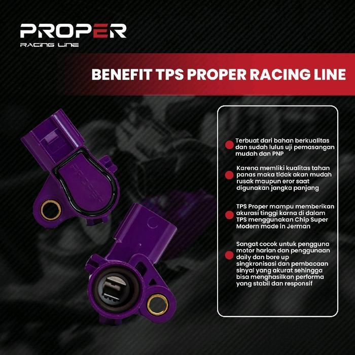 Tps Proper Tps Beat Fi Vario 125 150 Beat Esp Proper Racing Line Original Dan Terpercaya