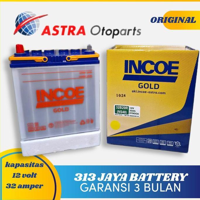 Aki/Accu mobil Incoe basah Ns40 Avanza, terios,Rush,Dll