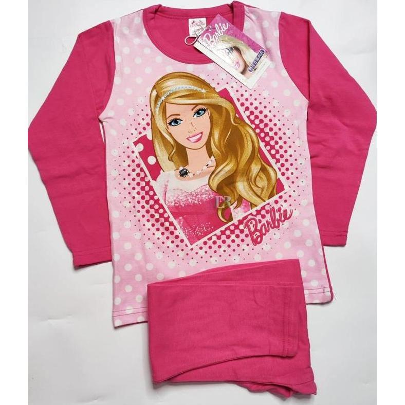 LNR Shop Girls Pajamas Barbie Series Piyama Baju Tidur Import untuk Anak Perempuan dengan Tema / Mot