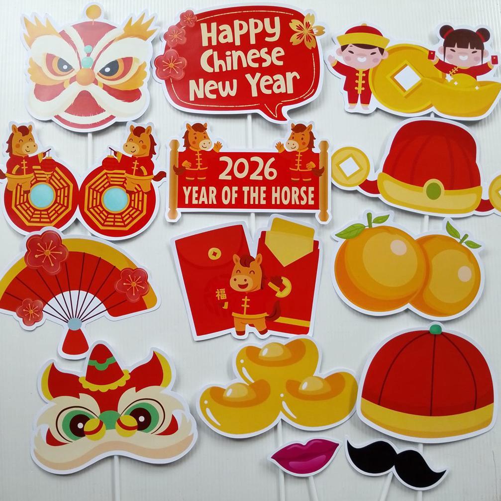 PROPS PHOTOBOOTH IMLEK CHINESE NEW YEAR HIASAN IMLEK PROPS PHOTOBOOTH