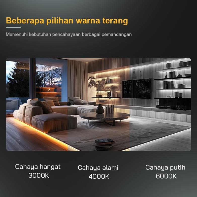 Terbaru Led Strip Cob 24V 10 Meter 320 Led 12 Watt Per Meter 3000K/4000K/6000K