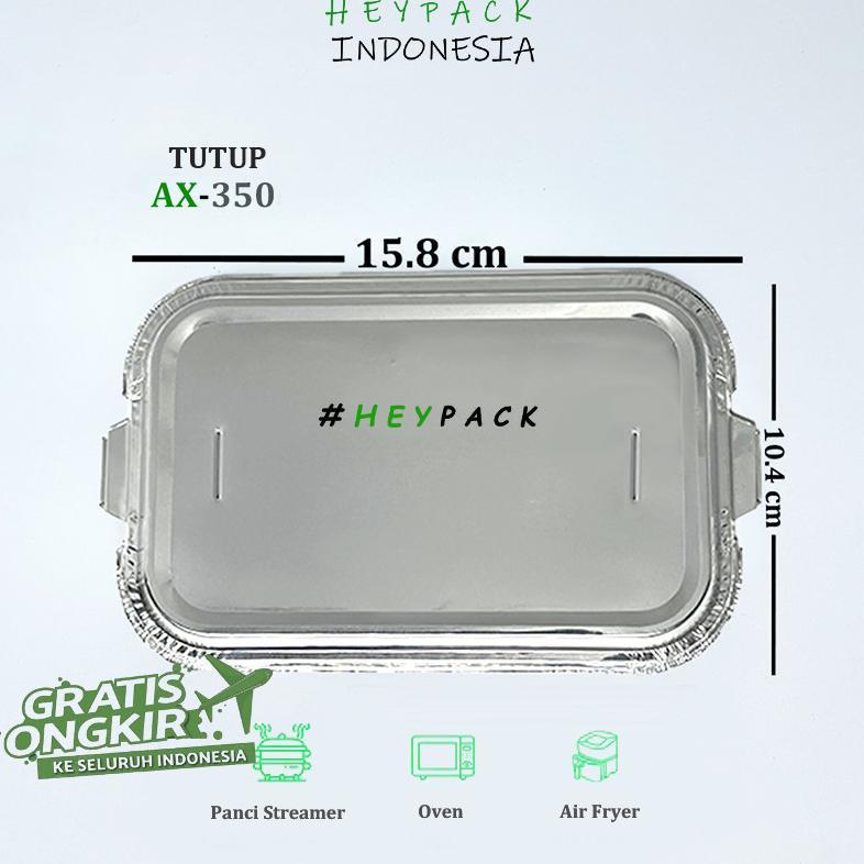 Big Sale Alumunium Foil Tray Cup Ax350 /Bx4381 Macaroni Schotel Pastel Tutup Lasagna Mentai Rice Kla