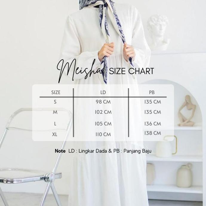 Meisha Dress Wanita Umnwaear | Home Dress Syari Terlaris | Gamis Musli