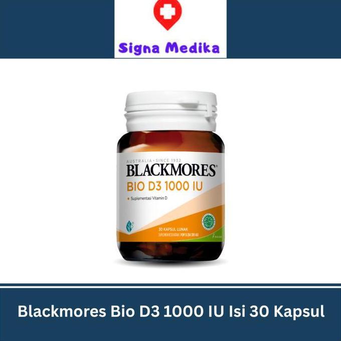 Blackmores Bio D3 1000 IU Isi 30 Kapsul - Vitamin D