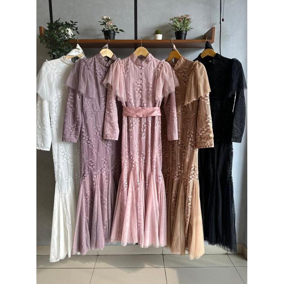 MAXI FLORA / GAMIS BUSUI / GAMIS DUYUNG / GAMIS BRUKAT / GAMIS PESTA / GAMIS KONDANGAN  Muslim Panja