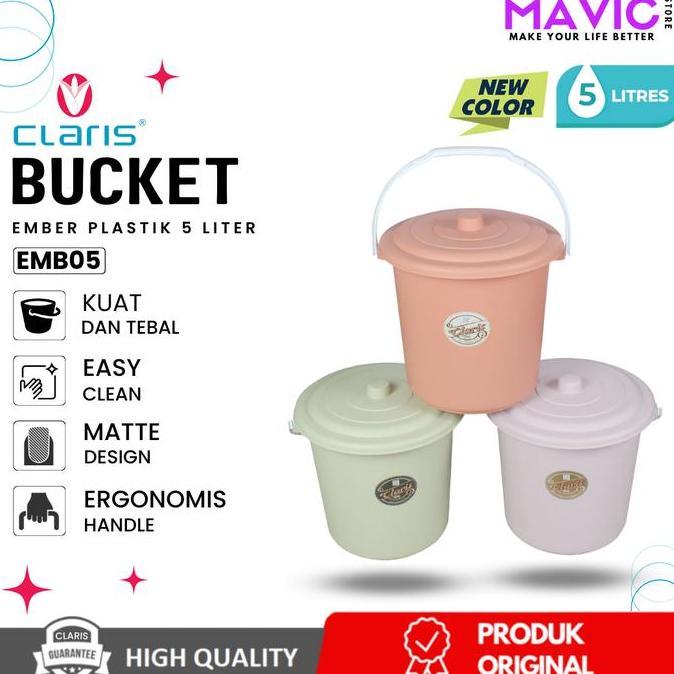 Claris EMB 05 Ember Plastik 5 Liter Premium Aesthetic Multifungsi Kuat