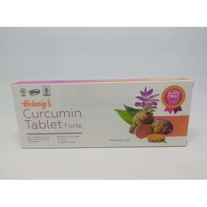 Helmigs curcumin tablet forte 25 mg untuk antioksidan tubuh