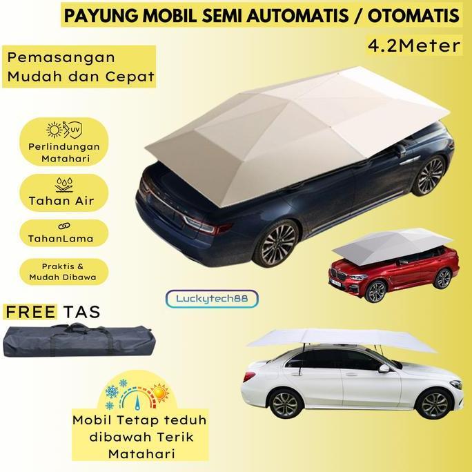 Payung Mobil Portable 4.2M | Payung Mobil Otomatis | Payung Mobil Protektor | Payung Mobil Semi Otom