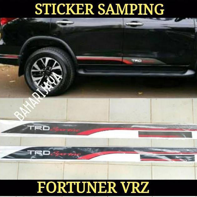 stiker trd Fortuner vrz
