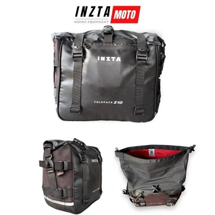tas touring inzta foldpack, sidebag motor