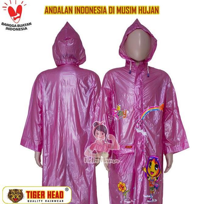 Jas Hujan Ponco Remaja Tiger Head 68265 Original