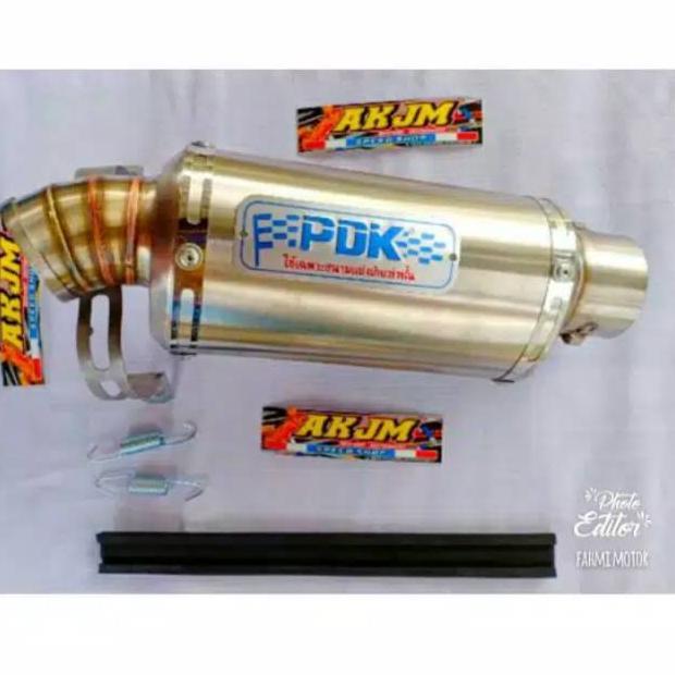 Murah Tabung Knalpot Racing Pdk Oval Pendek 20Cm Inlet50Mm Buat Segala Motor Bisa