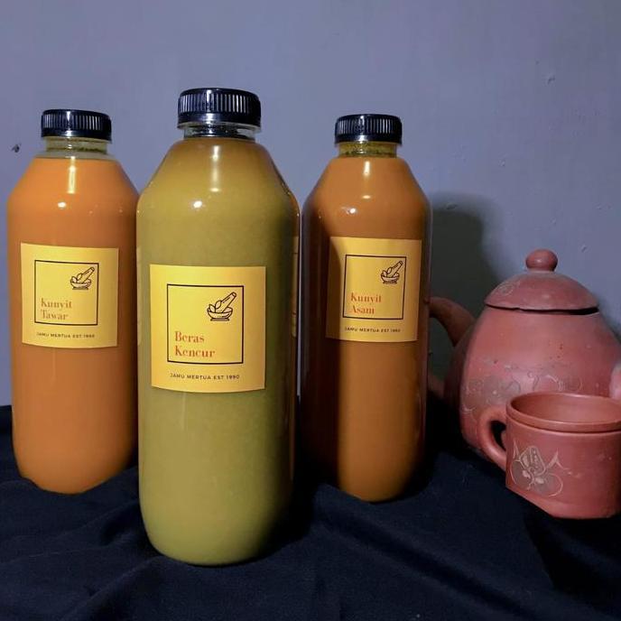 jamu kunyit asam sirih 1Liter/ jamu bude sulis