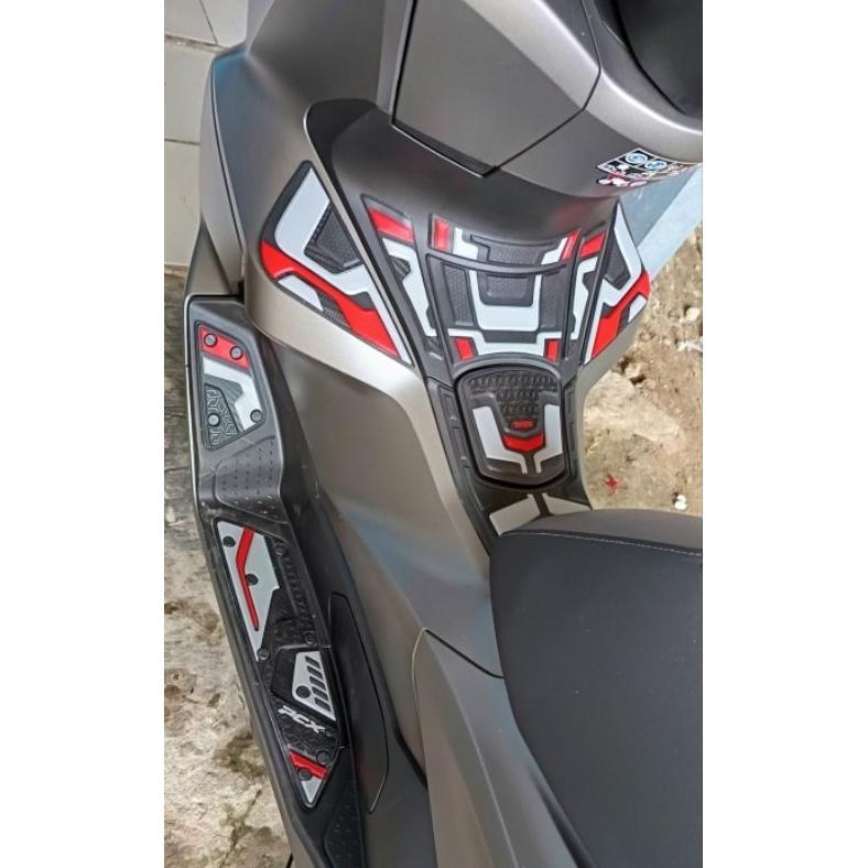 Viral  Deckpad Pcx 160 Roadsync/Abs/Cbs Tahun 2021 - 2025 | Tankpad Pcx 160 | Karpet Motor Atas Kare