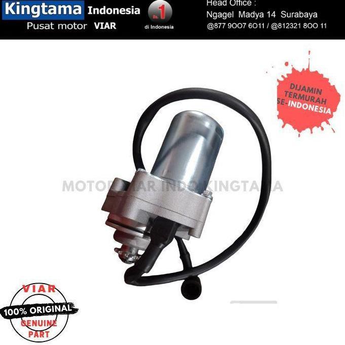 TERMURAH - MOTOR ASSY STATER VIAR KARYA BIT / DINAMO STATER VIAR KARYA BIT