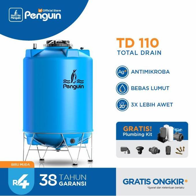 Penguin TD-110 1000 Liter Toren Tandon Tangki Air Total Drain Tank