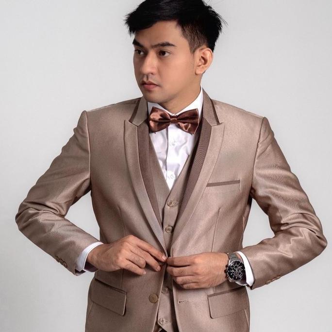 Atasan Jas Pengantin Pria Semi Wool Glossy Jas Wedding Jas Nikah (Only Jas) - YUNG