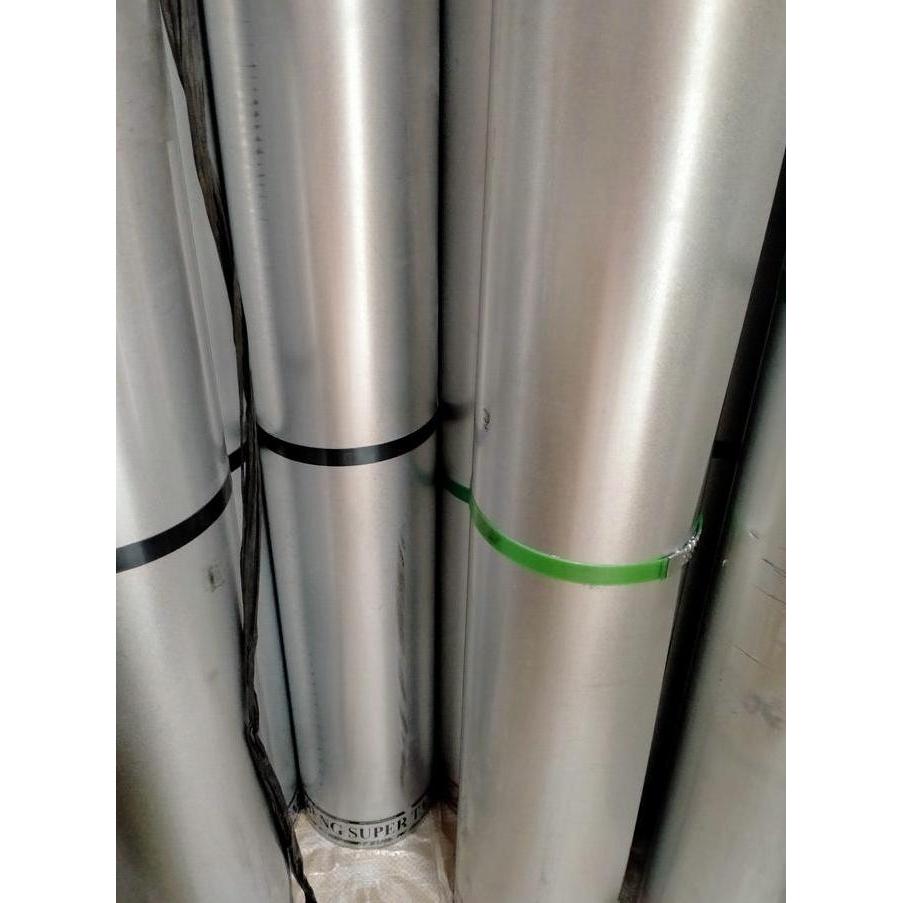 Ironbig- Seng Talang Galvalum/Seng Plat Galvalum Tinggi 60 Cm Tebal 0,2 Mm/Mter