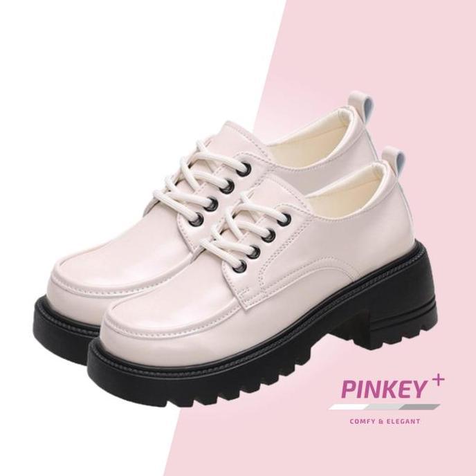 Unik Pinkey P056 Sepatu Boots Wanita Pinkey Docmart Kasual Shoes - Tinggi Hak 5Cm