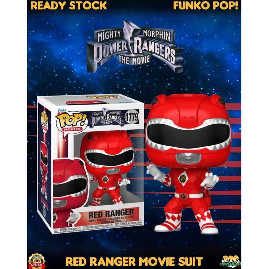 Funko POP Movies - Mighty Morphin Power Ranger - Red Ranger #1779