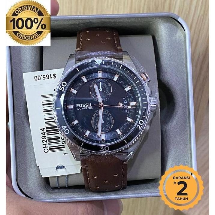 CH2944 Wakefield Chronograph Brown Original terlaris