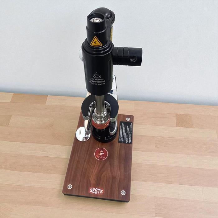 Mesin Kopi Espresso Coffee Maker Hand Press 16 Bar Silver K001 Trieste Stardust Original Dan Terperc