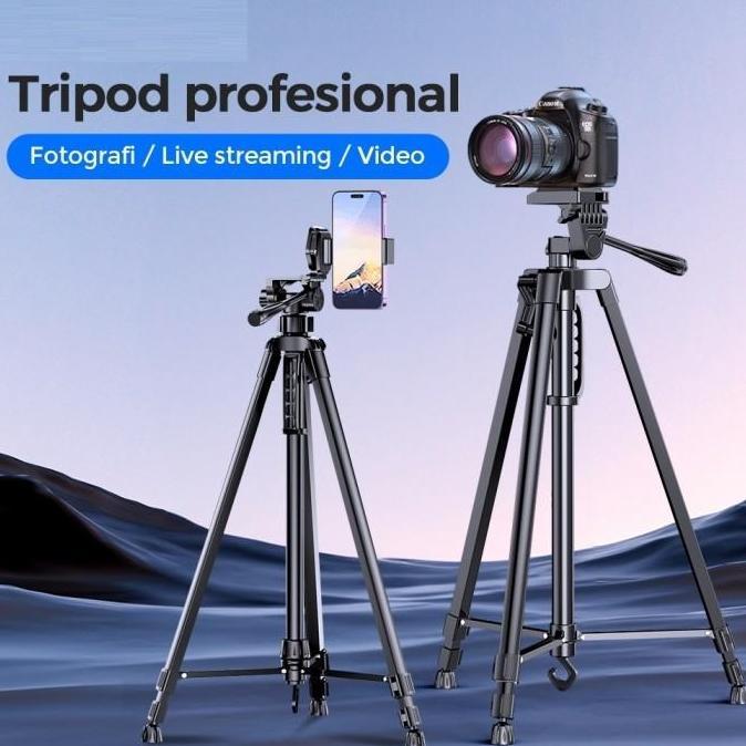 Tripod Kamera Hp Gopro 3366 Original 140cm Sangat KOKOH Premium