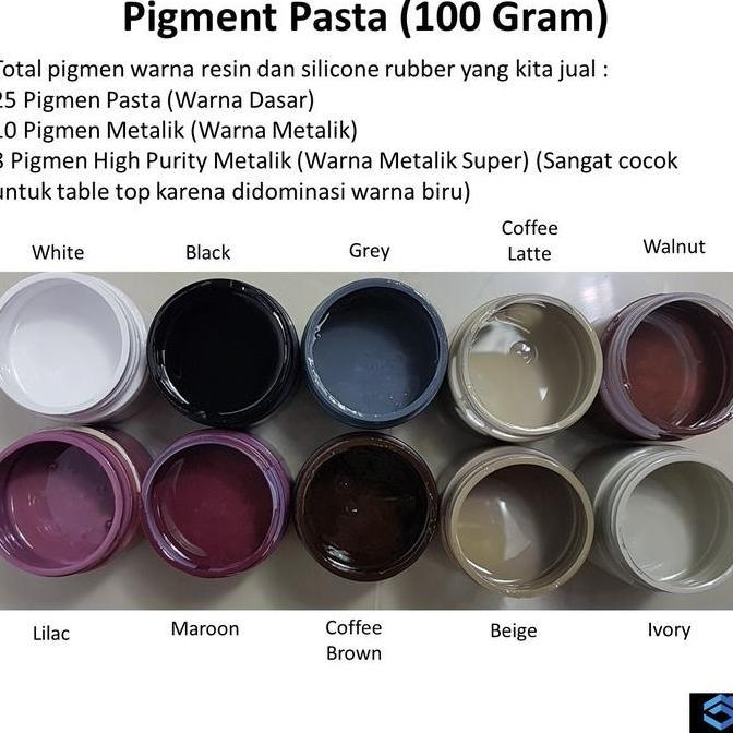 Ironbig- Pigmen Resin 100 Gr Pewarna Resin Cat Epoxy Resin Bening Resin