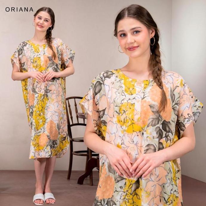 [BUY 1 GET 1] Oriana Daster Pendek | Daster Kaftan Midi Maxi Busui Collection